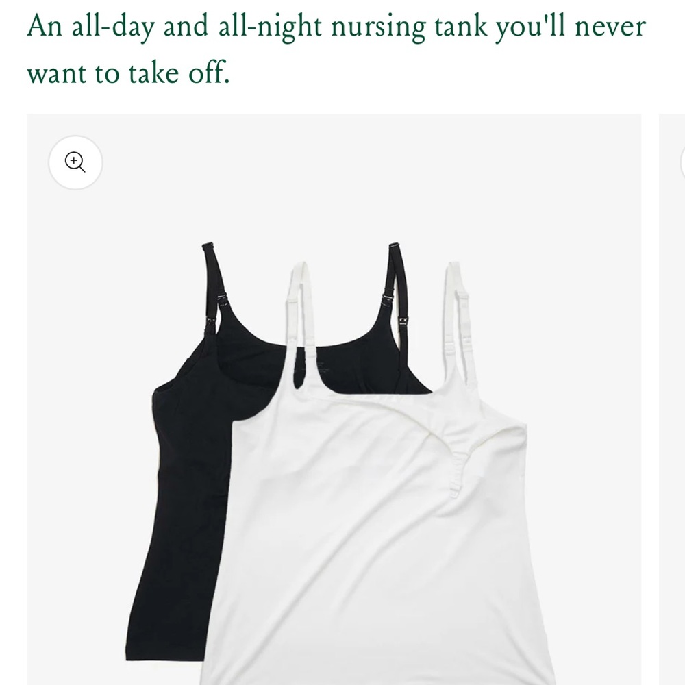 2x Bodily Always-On Nursing Tank Tops